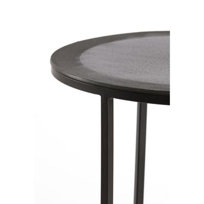 Light & Living Bijzettafel 'Talca' Set van 2 stuks, ruw lood antiek