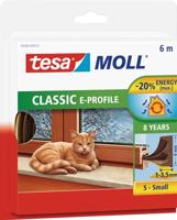 tesa E-PROFILE 05463-00121-00 Afdichtingstape tesamoll Bruin (l x b) 6 m x 9 mm 1 stuk(s) - thumbnail