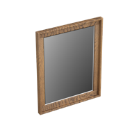 Spiegel Forzalaqua Reno 40x2x50 Cm Eiken Castle Brown - thumbnail