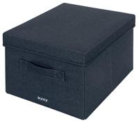 Leitz 61440089 opslagdoos Opbergdoos Rechthoekig Stof/Weefsel Blauw - thumbnail