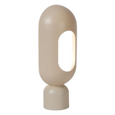 Lucide BARRIS - Tafellamp - 1xE27 - Taupe