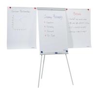 Franken Flipchart X-tra! Line® Standard Plus (b x h) 68 cm x 105 cm Lichtgrijs Incl. opbergbakje, Incl. papierhouder, Afwisbaar, In hoogte verstelbaar, - thumbnail