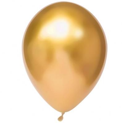 Chrome Ballonnen Goud - 50 Stuks