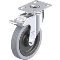 Blickle LKPA-VPA 125K-FI Zwenkwiel met rem Wieldiameter: 125 mm Draagvermogen (max.): 100 kg 1 stuk(s) - thumbnail