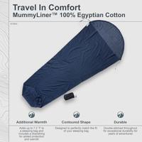 Cocoon Mummy Liner 100% Egyptian Cotton Lakenzak Tuareg - thumbnail
