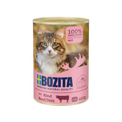 BOZITA Runderpaté - natvoer voor katten - 400g