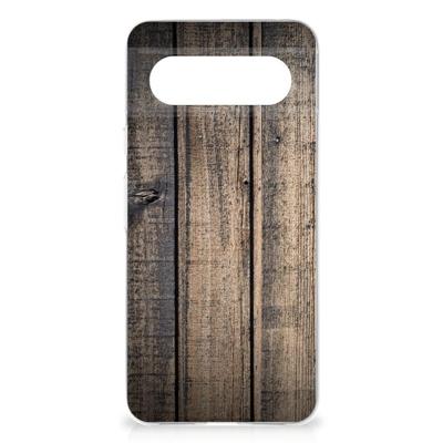 Google Pixel 8 | Bumper Hoesje | Steigerhout Google Pixel 8 | Bumper Hoesje | Steigerhout