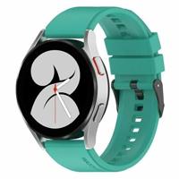 By Qubix - Compatible met Garmin Forerunner 55/245 / 645 - Siliconen gesp bandje - Turquoise - Compatible Garmin bandje - Bandbreedte: 20mm - thumbnail