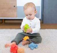 Tullo Zintuiglijke bolvoertuigen - Montessori educatieve set 5 stuks. - thumbnail