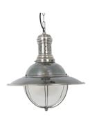 Messing Hanglamp Corsair Antiek Zilver - thumbnail