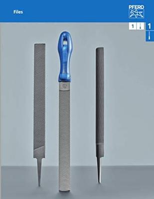 PFERD TOOLS 11213258 Werkplaatsvijl halfrond kap 3 incl. ergonomisch vijlheft Lengte 250 mm 1 stuk(s)