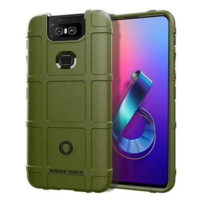 Schokbestendige beschermer cover volledige dekking silicone case voor ASUS Zenfone 6 (Army Green) Schokbestendige beschermer cover volledige dekking silicone case voor ASUS Zenfone 6 (Army Green)