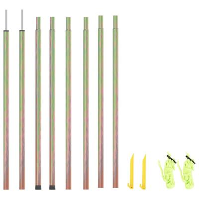 Zonneschermstokken 2 st 200 cm gegalvaniseerd staal Zonneschermstokken 2 st 200 cm gegalvaniseerd staal