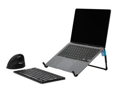 R-Go Steel Travel laptopstandaard, zwart R-Go Steel Travel laptopstandaard, zwart