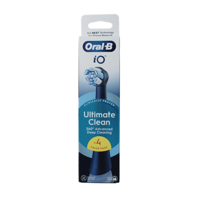 Opzetborstels ultimate clean black 4 Stuks