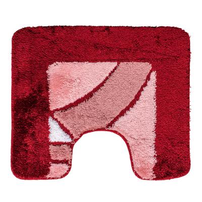 Wicotex toiletmat 50 x 60 cm bordeaux design