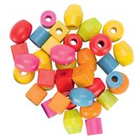 Goki houten kralenset, 45st. - thumbnail