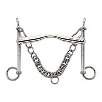 HS Dressuurstang HO 7cm 12mm zilver maat:12,5 - thumbnail