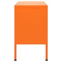 VidaXL Tv-meubel 105x35x50 cm staal oranje - thumbnail