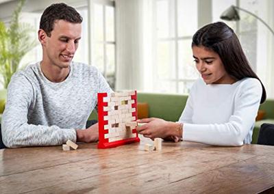 Houten Evenwichtsspel Vallende Muur