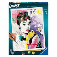 Ravensburger creart schilderen op nummer - audrey hepburn - thumbnail