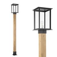 Tuinlamp Capital XXL WOOD Lantaarn buitenlamp zwart - thumbnail