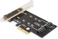Digitus DS-33170 2 + 1 poorten M.2-controller PCIe Geschikt voor: 2230, 2242, 2260, 2280 Incl. Low-Profile slotplaat - thumbnail