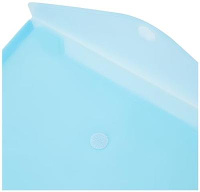 Enveloptas Europel A5 250x180mm dwars transparant blauw | 10 stuks