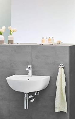 GROHE Bau fontein 1 kraangat met overloop 45.3x35.4cm wit 39424000 GROHE Bau fontein 1 kraangat met overloop 45.3x35.4cm wit 39424000