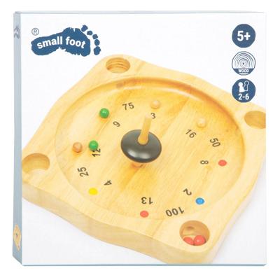 Small Foot boeren roulette houten spel