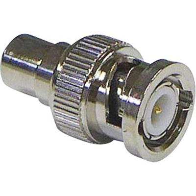 Speaka Professional SP-7869892 BNC/RCA adapter [1x BNC-stekker - 1x RCA-aansluiting] zilver