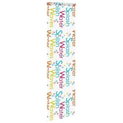 Doucherolgordijn met cassette 80x240 cm stofbreedte 76 cm