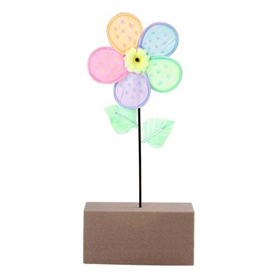 Creativ Company Bloemen windmolen 20cm, 10st.