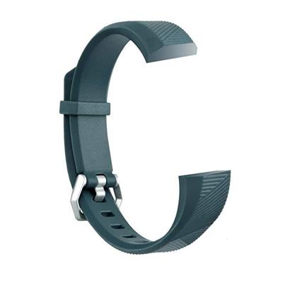Children Silicone Twilled Wrist Strap for FITBIT ACE (Navy Blue)