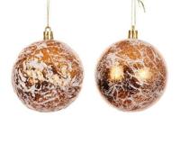Kerstbal pp d8 cm brons a2 Decoris - Decoris - thumbnail