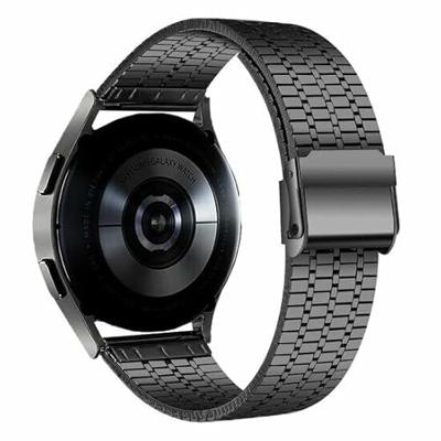 Stalen bandje - Zwart - Xiaomi Mi Watch / Xiaomi Watch 2 / Xiaomi Watch S1 / S2 / S3 / S4