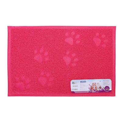 Nobleza Kattenbakmat - Placemat - Rubber - Rechthoek - 40x60 cm - Roze Nobleza Kattenbakmat - Placemat - Rubber - Rechthoek - 40x60 cm - Roze
