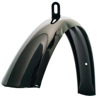 voorspatbord 28 inch staal zwart