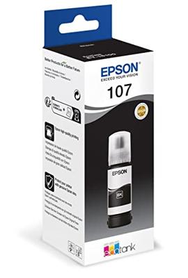 Epson 107 70ml Ecotank Zwarte inktcartridge voor Ecotank