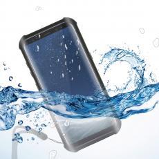 Waterbestendige tas Samsung Galaxy S8+ KSIX Aqua Case Zwart Transparant