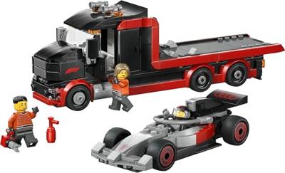 LEGO city 60493 f1 displaytruck met audi f1 racewage