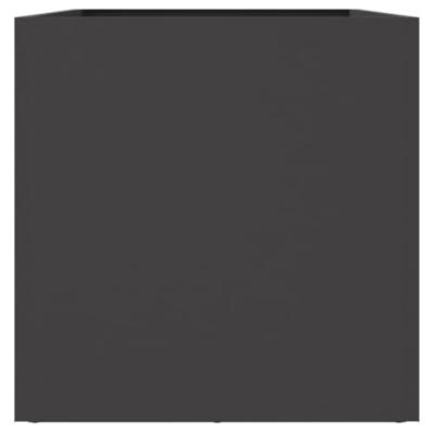 VidaXL Plantenbak 62x30x29 cm staal zwart