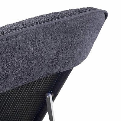 VidaXL Strandhanddoeken 4 st 400 g/m² 60x135 cm stof antracietkleurig