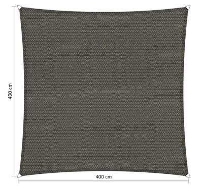 Vierkant schaduwdoek 4,00x4,00 m Cool Grey Shadow Comfort - Shadow comfort Vierkant schaduwdoek 4,00x4,00 m Cool Grey Shadow Comfort - Shadow comfort