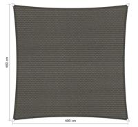 Vierkant schaduwdoek 4,00x4,00 m Cool Grey Shadow Comfort - Shadow comfort - thumbnail