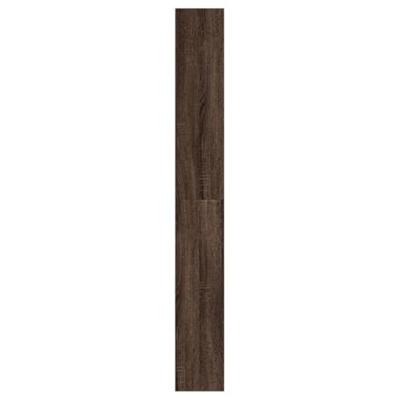 Schoenenkast 60x21x163,5 cm bewerkt hout bruin eikenkleur
