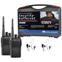 Midland G15 Pro NC PMR 2er Security-Koffer inkl. MA 31-M C1127.S2 PMR-portofoon Set van 2 stuks - thumbnail
