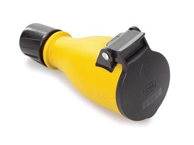 Contrastekker met deksel en kabelwartel schuko ip54 Velleman - Velleman