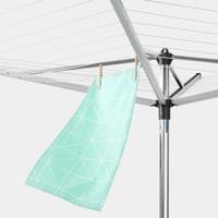 Brabantia topspinner droogmolen met metalen grondanker 40 meter metallic grey - thumbnail