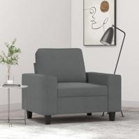 Fauteuil 60 cm stof donkergrijs - thumbnail